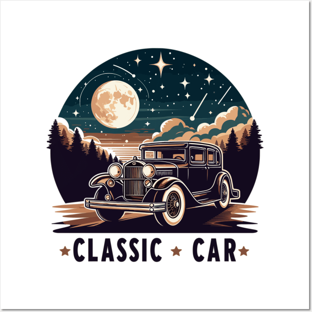 Classic Car Wall Art by Vehicles-Art